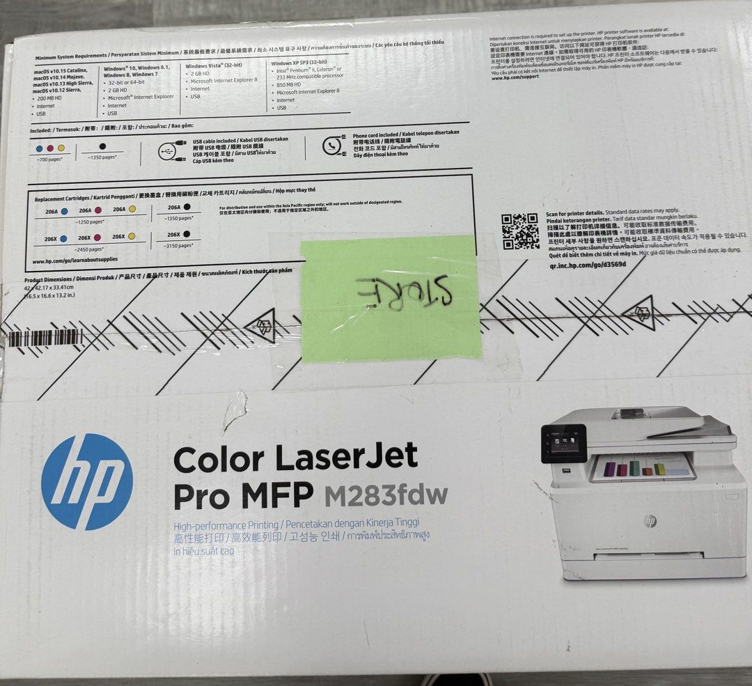 HP Color LaserJet Pro MFP M283fdw Printer508304103258214401