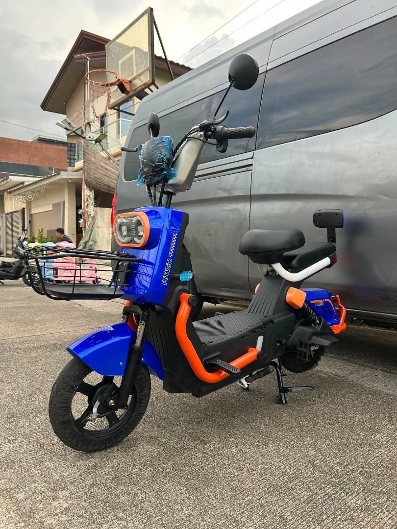 Ironride 500 Single 2 Wheels Ebike (Category: Bicycles) located in Malolos. Submitted by jo.yu1223 (Listing ID 1449511916, Image 1). Description: • 500W Brushless Hub Motor • 40–50 KPH • 25–35 KM • 48V 12Ah • Keyless Remote • Anti-Theft Alarm • Center Stand • Side Stand • 2 seaters • 8 hours charging time .