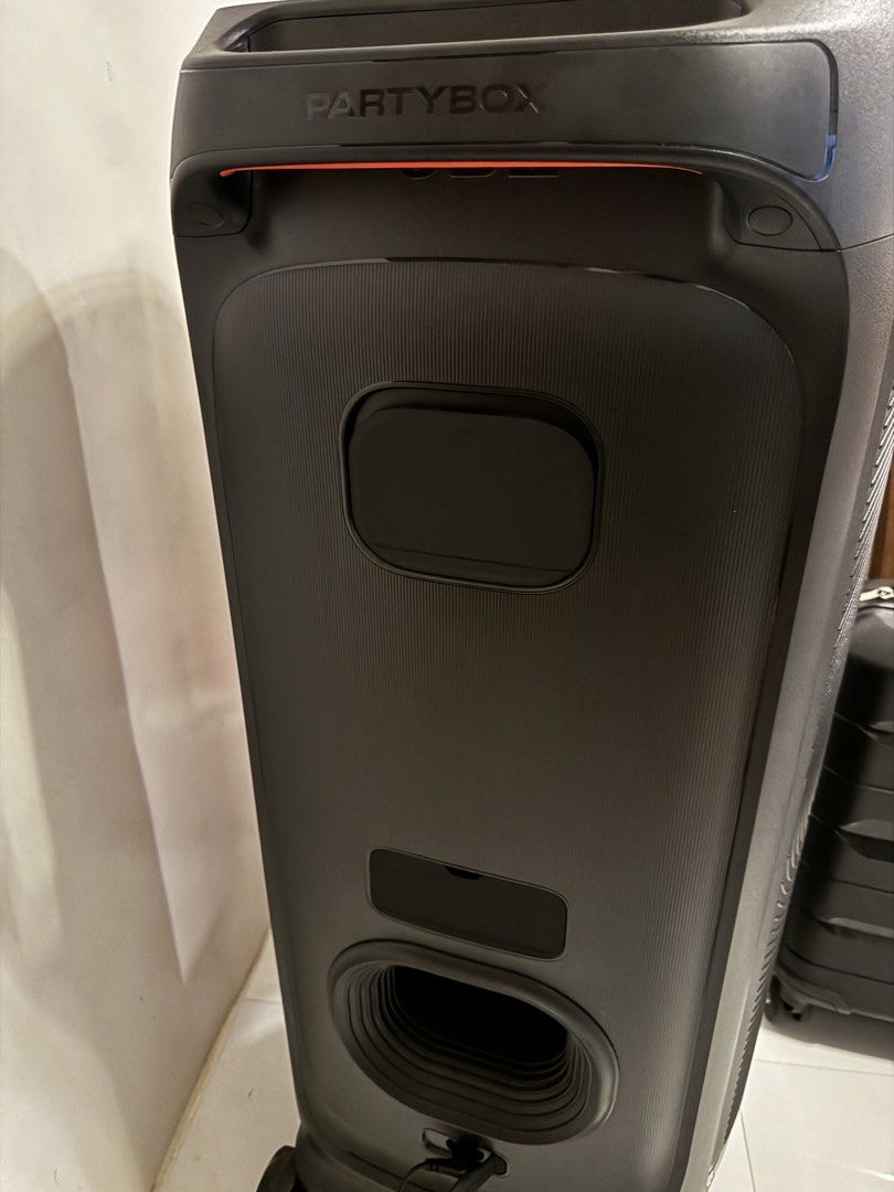 JBL Partybox Ultimate 1100W (Category: Soundbars, Speakers & Amplifiers) located in Antipolo. Submitted by evaaan05 (Listing ID 1449523953, Image 3). Description: FOR SALE: JBL PartyBox Ultimate Purchased: December 2025 Selling Price: ₱80,000 Rush Price: ₱65,000 (for sure buyers only) * Used only 1–2 times for music listening * Home use only * Never used for events or parties * Never damaged * Never repaired * 100% fully functional * Almost brand