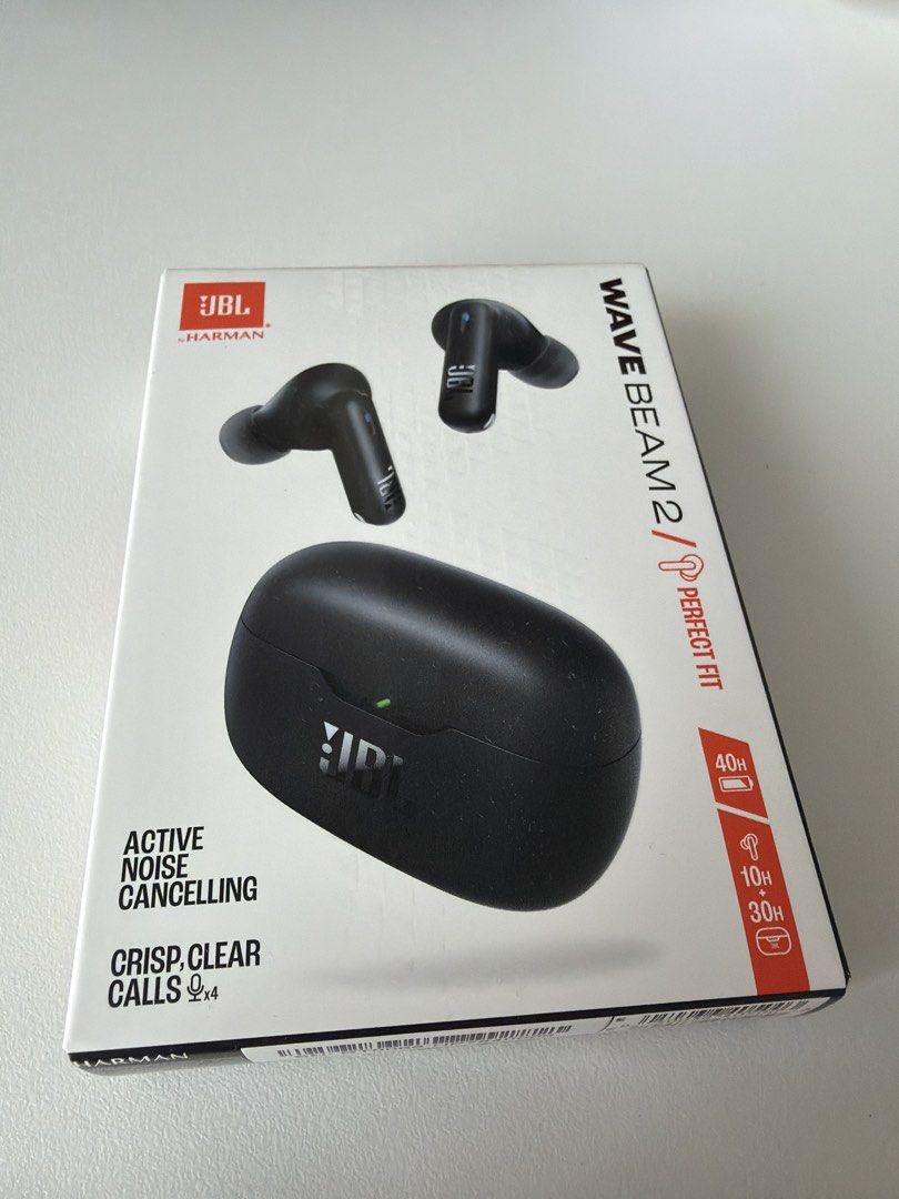 JBL Wave Beam 2 True Wireless Earbuds - Black