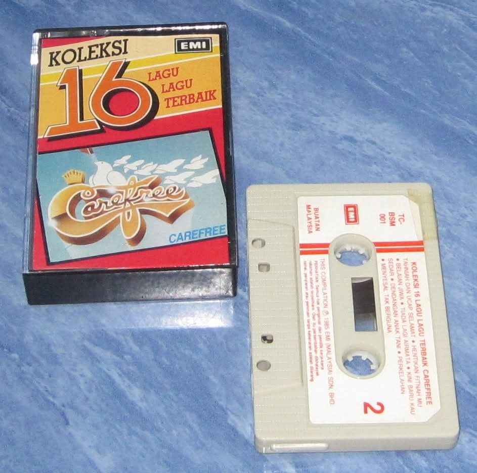 Kaset CAREFREE (Category: CDs & DVDs) located in Pulau Sebang. Submitted by fakfayawitfaya (Listing ID 1449405987, Image 1). Description: BISMILLAHIRAHMANIRAHIM ** kaset sudah dicuci ** inlay masih Orait Dijual Rm 40 ( belum masuk pos ) TERIMA KASIH.