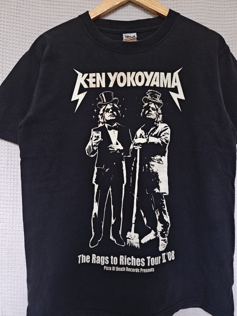 Ken Yokoyama Band Tee (Category: Tshirts & Polo Shirts) located in Kuala Lumpur. Submitted by lostrackstuff (Listing ID 1449399981, Image 3). Description: Condition : 9/10 Measurements (Inch) Pit : 19.5 Length : 26 Size : S Sm Rm10/Ss Rm15 🚚 ✅PRICE INCLUDES POSTAGE .
