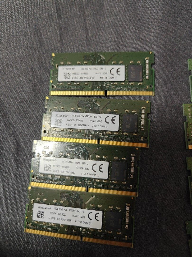 Kingston DDR4 SODIMM RAM Modules