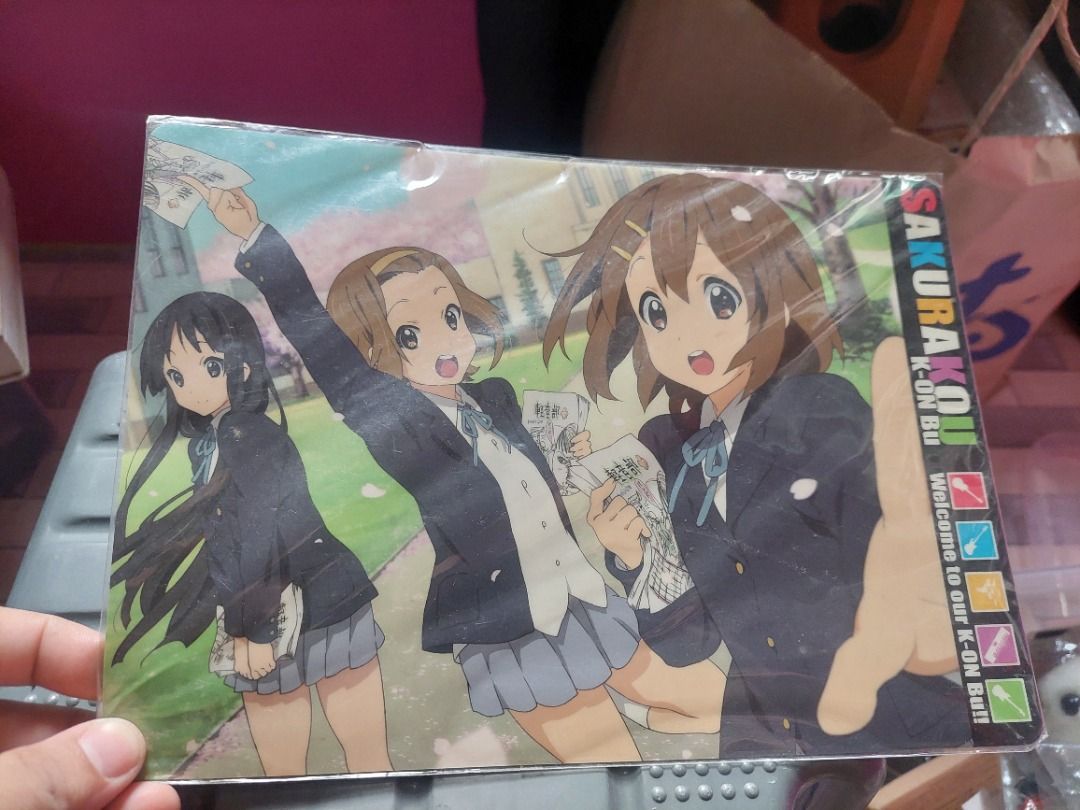 K-ON!! "Shitajiki" (Pencil Board) | SEALED (Category: Stationery & School Supplies) located in Caloocan City. Submitted by sanadayuki07 (Listing ID 1449368363, Image 1). Description: SELLING: K-ON!! "Shitajiki" (Pencil Board) | SEALED 350 PHP Cainta location meet up or any courier service Condition: Sealed A shitajiki is a rigid plastic board that Japanese students slide underneath a sheet of paper to prevent their pen or pencil from marking the 
