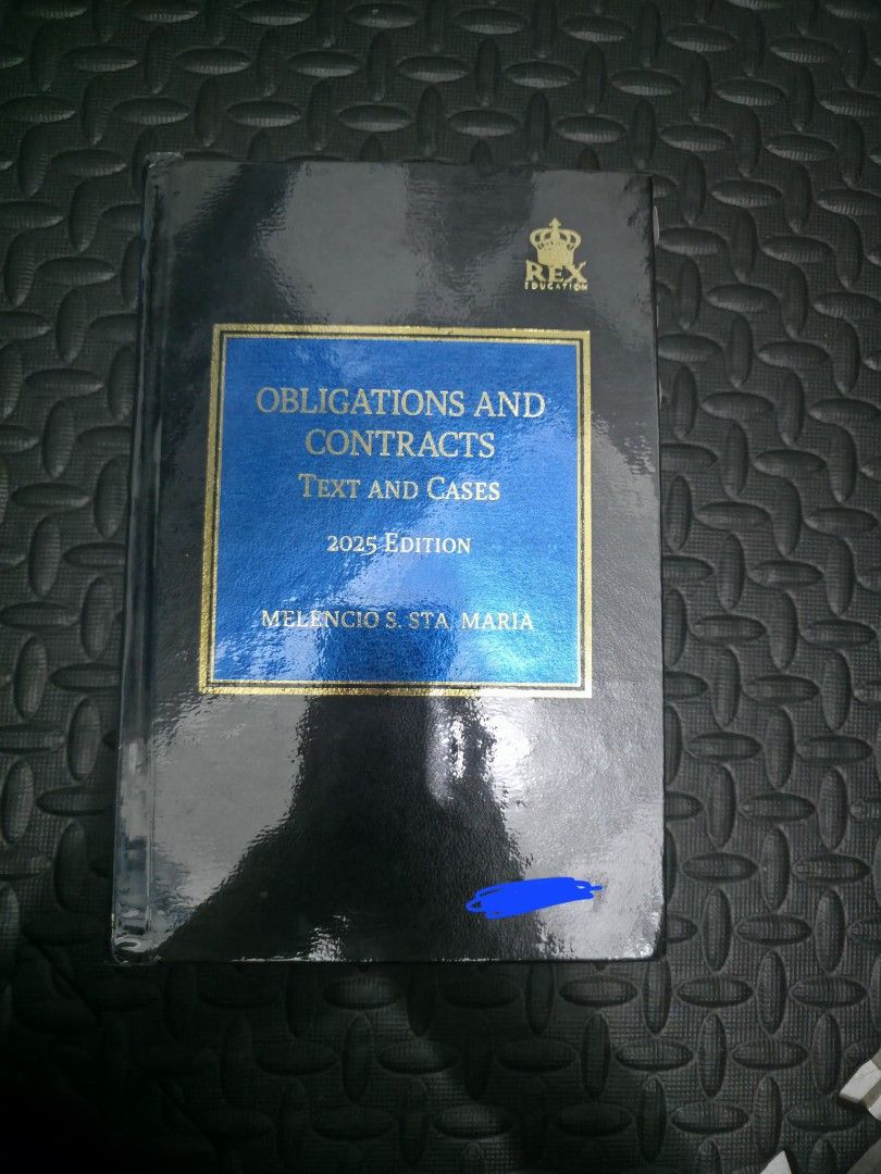 Law Books (Category: Textbooks) located in Caloocan City. Submitted by pieceofkatee (Listing ID 1449455666, Image 2). Description: Selling these law books CONSTITUTIONAL LAW II (2025) - Atty. Jennifer Arlene Reyes - SOLD Obligations and Contracts (2025) - Dean Mel Sta. Maria - SOLD Essentials of Intellectual Property Law (2019) - Atty. Ernesto Salao - 800 (no highlights) Philawsophia (2024) - Bernardo - 700 Comments on the Code of Professional Re