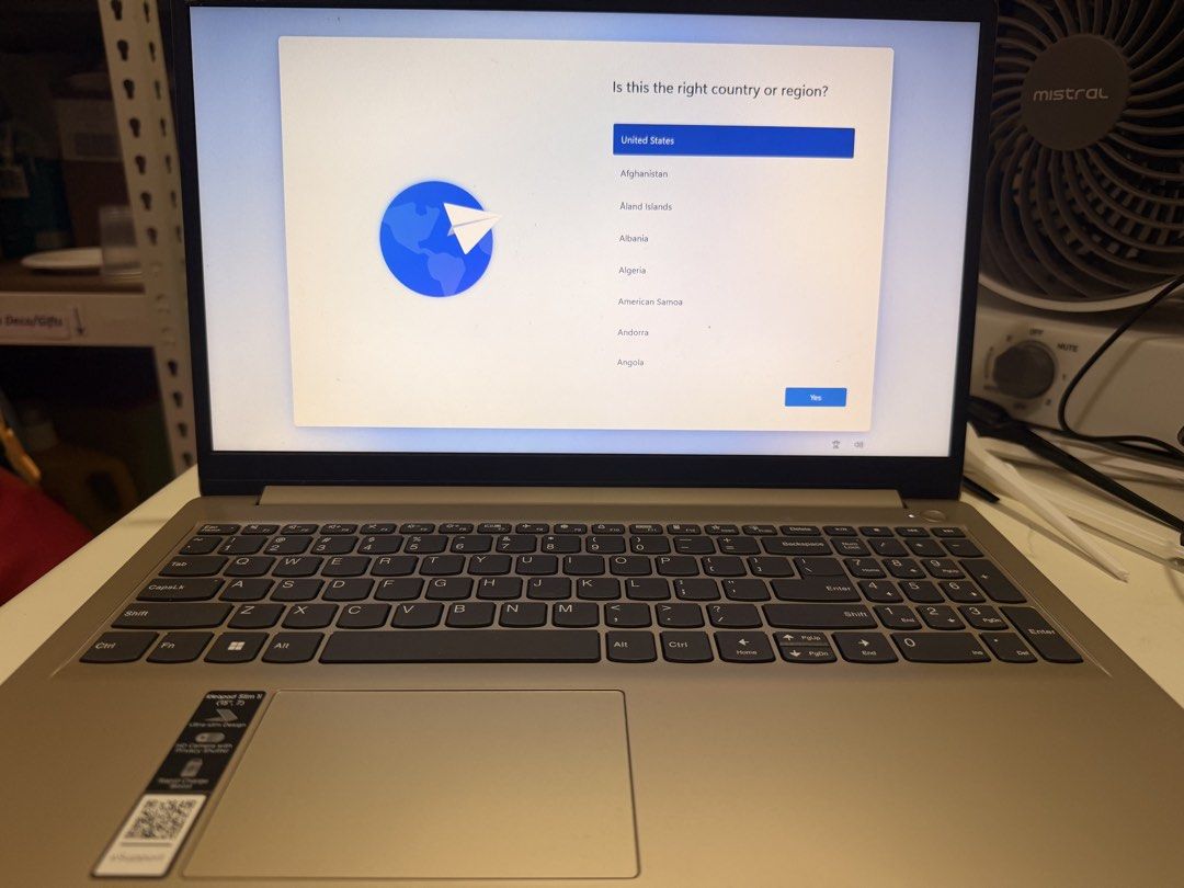 Lenovo Laptop - Windows 11 Setup508089730303928321