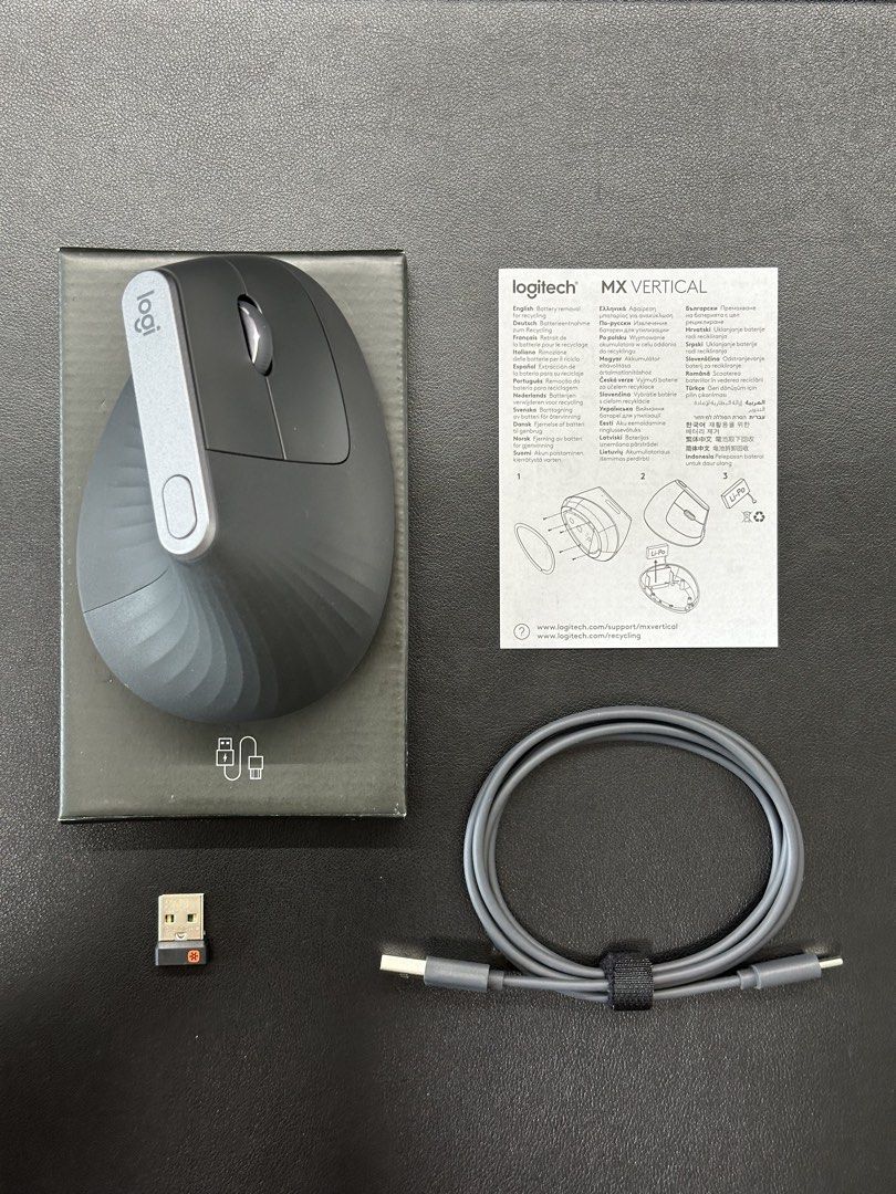 Logitech MX Vertical Multi-Device Ergonomic Bluetooth Wireless Mouse508290355084677128