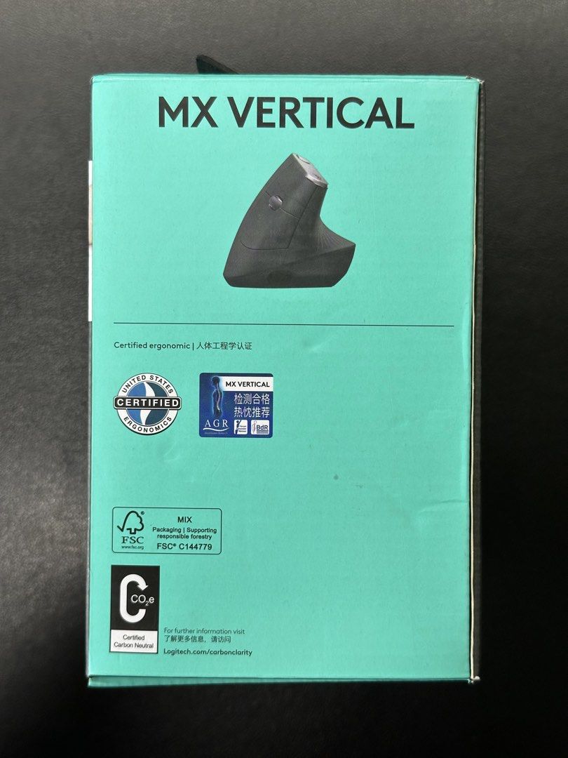 Logitech MX Vertical Multi-Device Ergonomic Bluetooth Wireless Mouse508290355084677125
