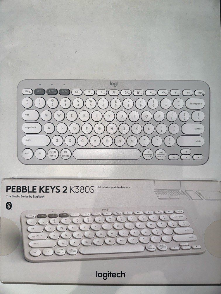 Logitech Pebble Keys 2 K380S Wireless Keyboard (Category: Computer Keyboard) located in Mandaluyong City. Submitted by smiles24 (Listing ID 1449404623, Image 1). Description: Logitech Wireless Keyboard.