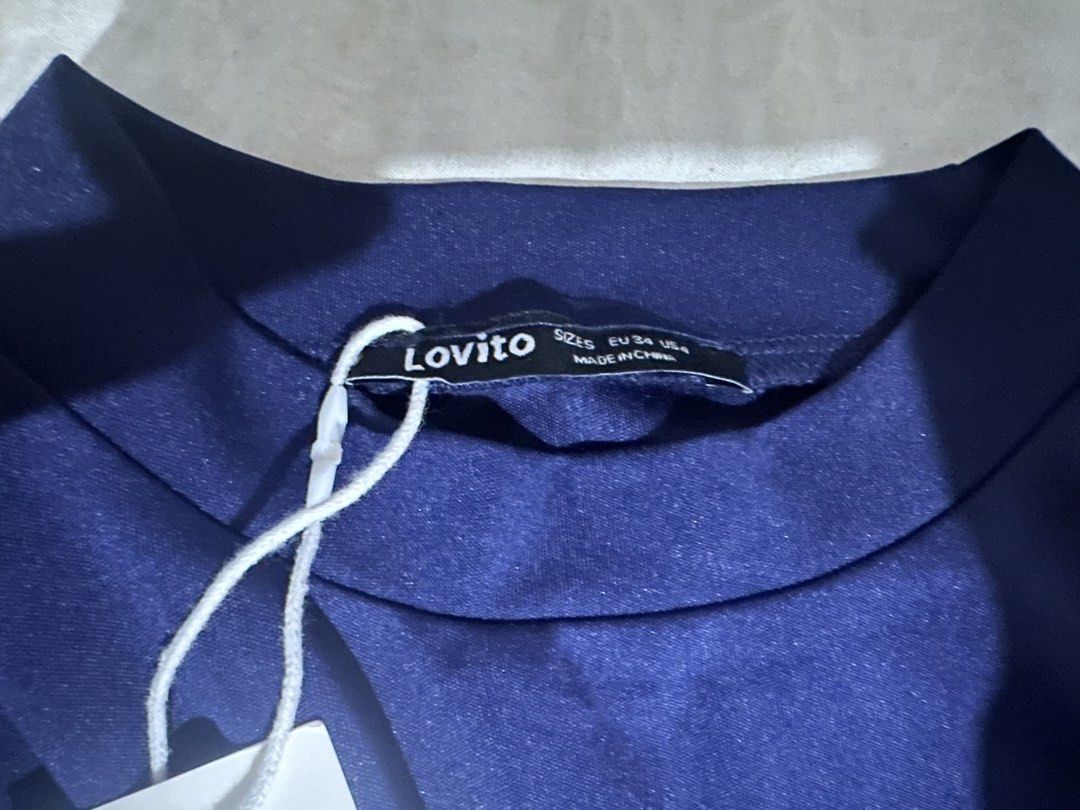 Lovito Blue Longsleeves Dress (Category: Dresses) located in Antipolo. Submitted by sonnyangelshrimp (Listing ID 1449434315, Image 2). Description: - above the knee dress - comfortable and soft fabric - size small on tag.