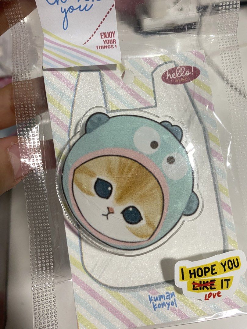 Mofusand Popsocket Griptok (for kindle, phones, etc) (Category: Other Mobile & Gadget Accessories) located in Rizal. Submitted by megumifushilove (Listing ID 1449482709, Image 2). Description: bought fr kumankonyolku.ph ⭐️ firm price already ⭐️ bnew! only opened to check ⭐️ non magnetic ⭐️ best for kindle/phone .