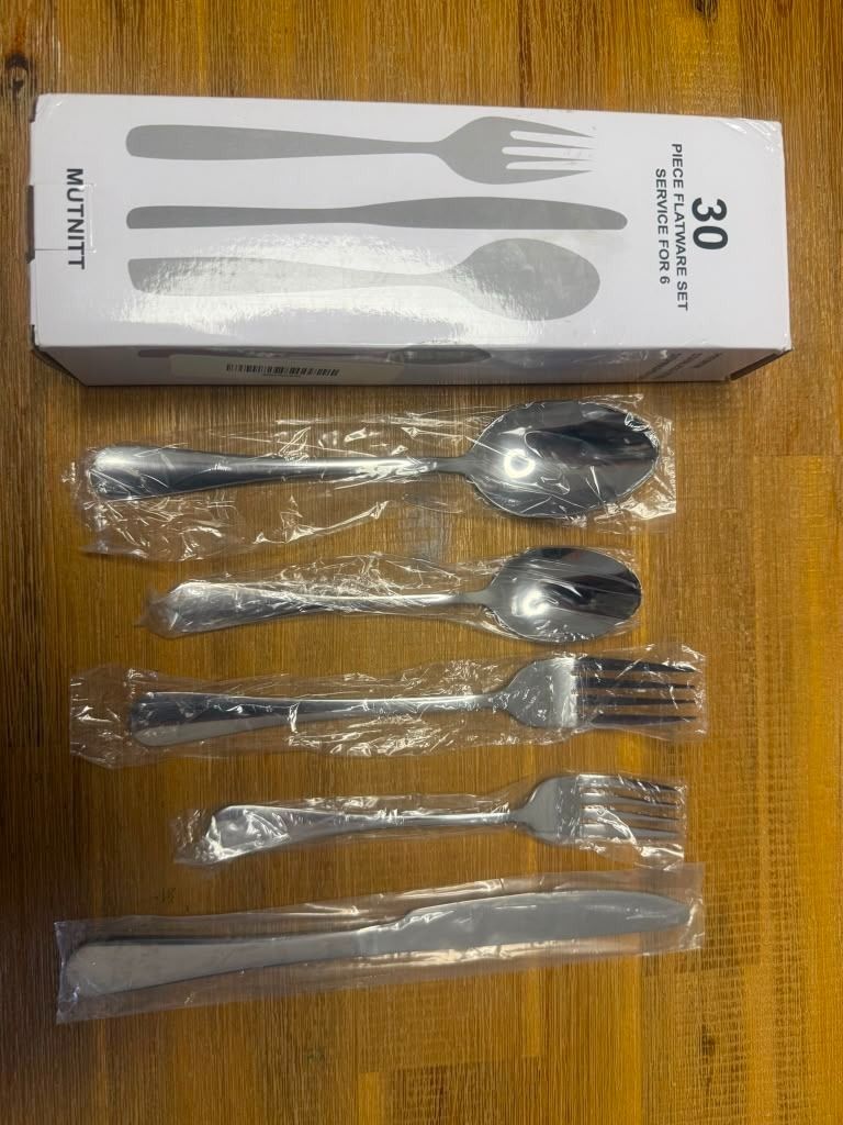 MUTNITT 30 Piece Flatware Set Service for 6508515046466539520