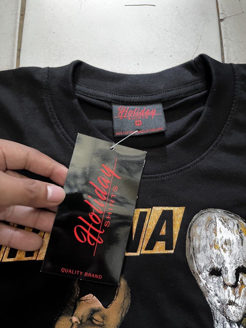 Nirvana Incesticide Album Band Tee (Category: Tshirts & Polo Shirts ) located in Quezon City. Submitted by rnb-collection (Listing ID 1449473189, Image 3). Description: Forsale‼️ Nirvana Incesticide Album Tee Size Medium 27x19-20 Brand New‼️ High Quality Shirt Silk Screen Print Made in Thailand 🇹🇭 580+sf MOD - JnT & Lalamove MOP - Gcash 📌No long reservations, Payment First Open for Video Call Message me if ur interested📥 📍Quezon City.