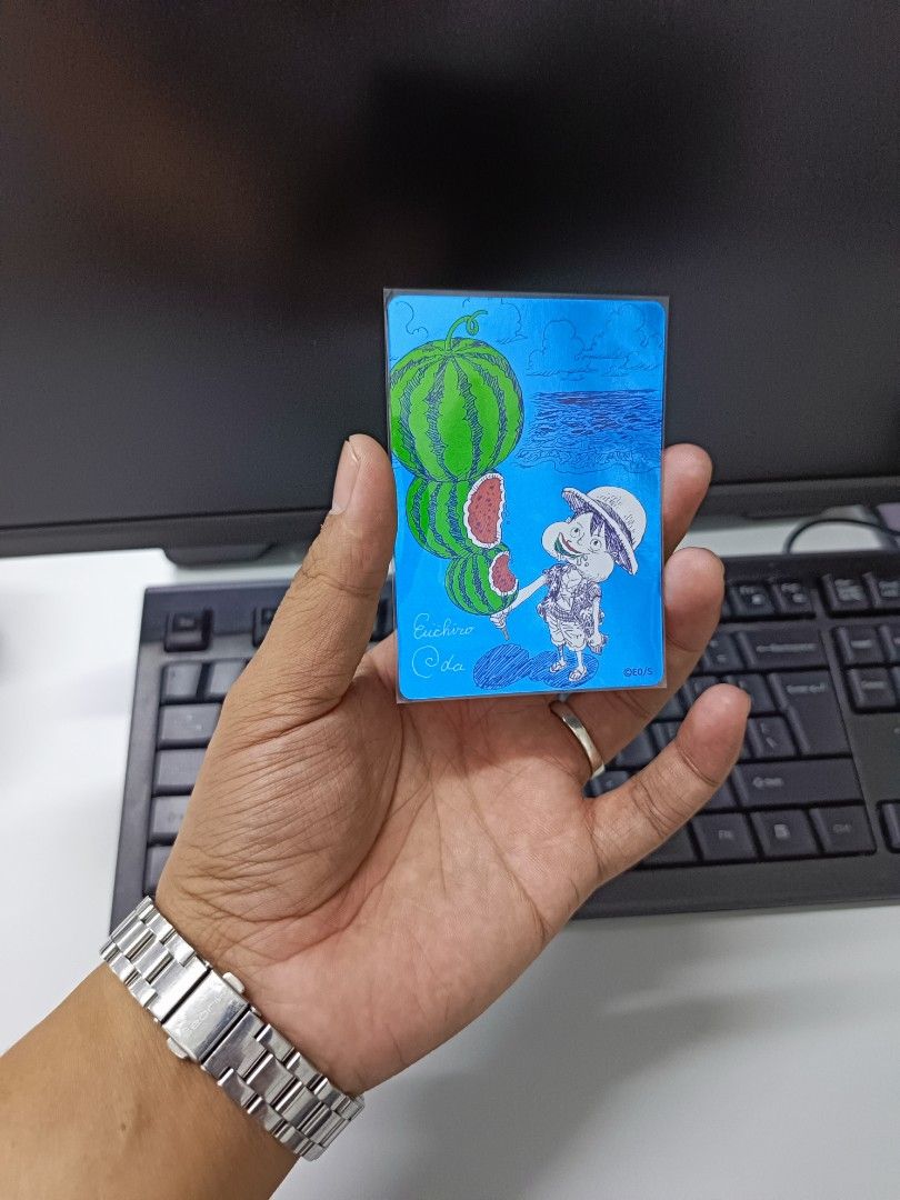 Oda signed Luffy Meta kira Card 2026 (Category: Raw Singles) located in Guiguinto. Submitted by drcollectorph (Listing ID 1449472096, Image 2). Description: Clean no issue 3pcs available.