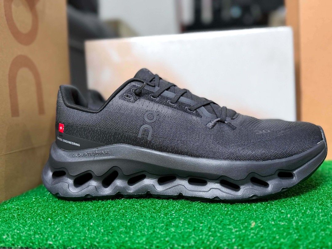 On Cloud Shoes ECLIPSE Cloudtilt (Category: Sneakers) located in Taguig. Submitted by aljo_npuar24 (Listing ID 1449344440, Image 1). Description: On Cloud Shoes for sale ECLIPSE Cloudtilt Black Sizes: US 8, 8.5 Key features CloudTec Phase™ for seamless weight transfer Precision-crafted with Finite Element Analysis Ultra-lightweight, smooth midsole Alignment of cloud elements delivers perfect cushioning Sock construction and speed laces, to pull o