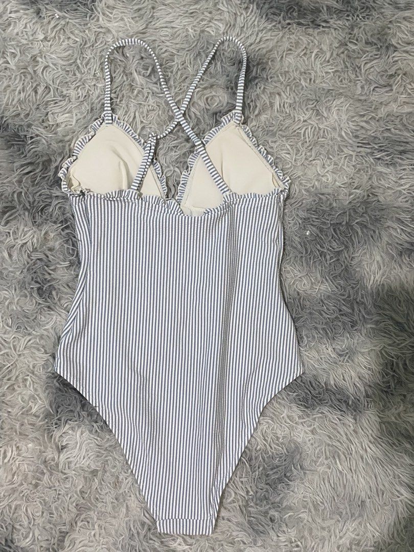 One-Piece Stripe Swimwear (Category: Bikinis & Swimsuits) located in Manila. Submitted by c_cluttering11. (Listing ID 1449475885, Image 2). Description: Selling this in good condition all tags are remain.