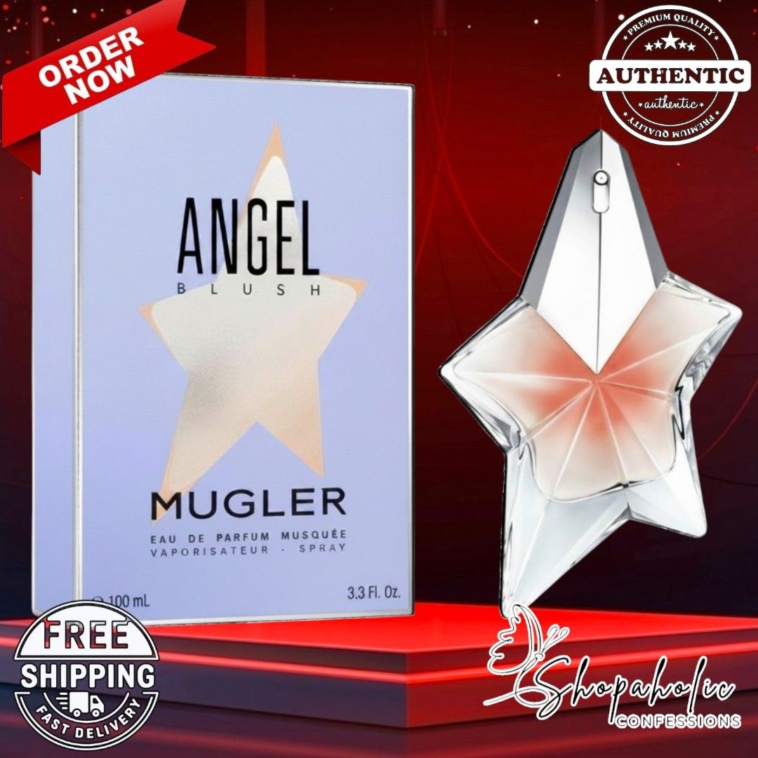 ORIGINAL PERFUME - Mugler Angel Blush (Category: Fragrance & Deodorants) located in Rizal. Submitted by vickypeiwanggo (Listing ID 1449391934, Image 1). Description: Mugler Angel Blush In 2026, Mugler expands its legendary Angel universe with Angel Blush, a musky sweet fragrance for women that explores a softer, more intimate interpretation of the house’s potent signature. Introduced as part of the Angel collection, Angel Blush reimagines the ori