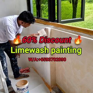 🔥Plastering Service/🔥painting Service/Limewash Painting/Momento painting/Design wall/Feature Wall/PU epoxy Paint/Epoxy Floor Paint/Varnish Polish/Dismantle & Disposal Service/Grouting Service/Hacking Service/Oil Paint Service/Cement Screeding/Self-Leveling/House Painting/Home Painting  Collection item 3