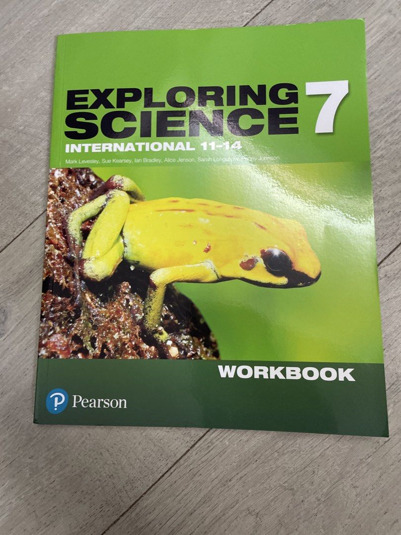 Pearson Exploring Science 7 Workbook （分類：教科書）位於 Hong Kong。 由 suckmydlck 提交（商品編號 1449463513，圖片 1）。簡介： Pearson 出版嘅 Exploring Science International 11-14 系列嘅 Workbook 7。適合中學學生用。書本有好多練習題，可以鞏固科學知識。。