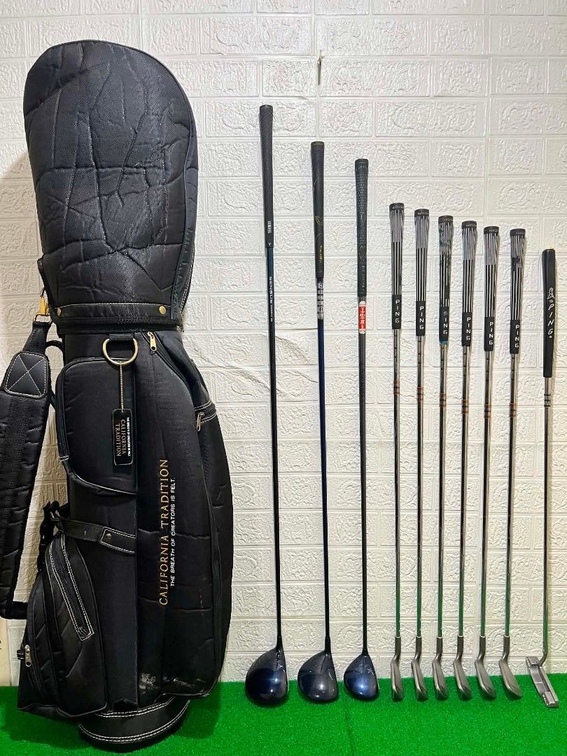 Ping Eye 2 Golf Set for Men ⛳ (Category: Golf) located in Manila. Submitted by migiiii (Listing ID 1449504102, Image 1). Description: Ping Eye 2 Golf Set for Men ⛳ Putter: Ping Pal 2 Blade Type Putter Irons: Ping Eye 2 5,6,7,8,9,PW Steel Shaft Regular Flex Woods: Callaway Big Bertha & Power Bilt 3&7 woods Regular Flex Driver: YAMAHA Forged Titanium 9° degree Regular Flex Bag: California Tradition Golf Bag all zippers working and no issue Location