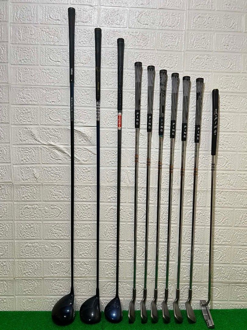 Ping Eye 2 Golf Set for Men ⛳ (Category: Golf) located in Manila. Submitted by migiiii (Listing ID 1449504102, Image 3). Description: Ping Eye 2 Golf Set for Men ⛳ Putter: Ping Pal 2 Blade Type Putter Irons: Ping Eye 2 5,6,7,8,9,PW Steel Shaft Regular Flex Woods: Callaway Big Bertha & Power Bilt 3&7 woods Regular Flex Driver: YAMAHA Forged Titanium 9° degree Regular Flex Bag: California Tradition Golf Bag all zippers working and no issue Location