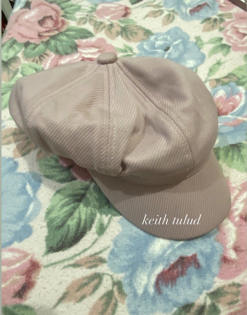 Pink News Boy/ Baker Boy Cap (Category: Hats & Beanies) located in Taguig. Submitted by keythyorine (Listing ID 1449516363, Image 1). Description: - Adorable pink newsboy cap - Features a smooth satin lining inside - Ideal for everyday wear and adding a stylish touch to your outfit - loc: taguig issue: - little bit of stain in the lining.