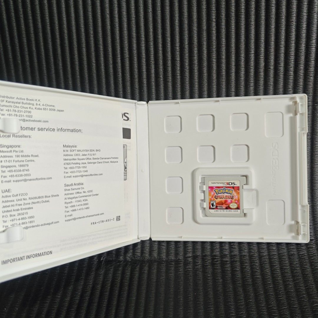 Pokemon Omega Ruby 3DS Game US (Category: Nintendo) located in Quezon City. Submitted by shopme_gadget30 (Listing ID 1449370549, Image 2). Description: kindly read the details first for sale fixed price good Condition tested and working With case , game card and with manual compatible to Nintendo 3DS/2DS usa region Shoopppppeee —,✅ can check out pm for the linnnkkk (If shoopppee check out, price is higher because of shooppppeee deduction qc area 