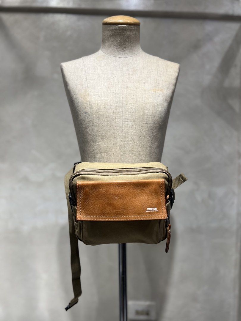 Porter Field Waist Bag Canvas leather (Category: Belt bags, Clutches and Pouches) located in Manila. Submitted by -handpick- (Listing ID 1449454896, Image 1). Description: Porter Field Waist Bag Canvas leather - Porter Vegetable Tanned leather -Made in Japan -Perfect for daily use Sign of usage but in Good Condition Issue : Some Scratches / Stains .