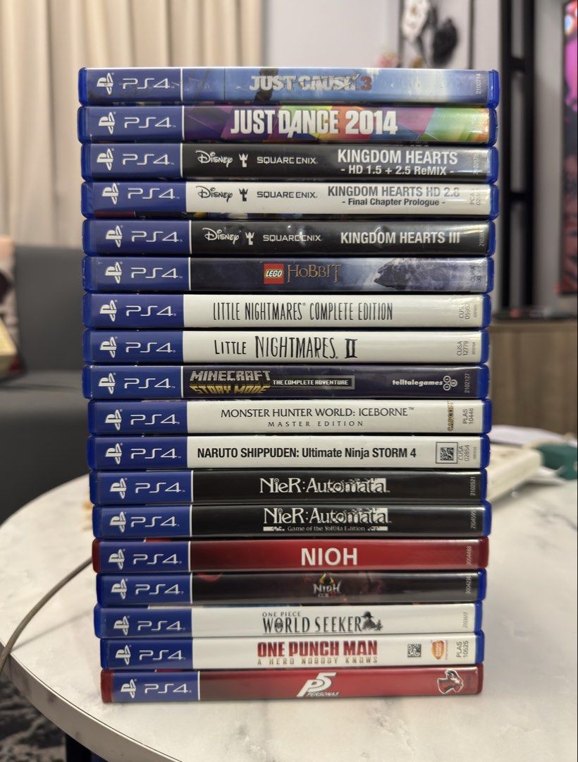 PS4 CD games Bundle or per piece (Category: PlayStation) located in Pasig City. Submitted by robbiseraphin (Listing ID 1449420096, Image 3). Description: 🎮 🎮 SELLING PS4 GAMES – Batch (Located in Mandaluyong) Total: 47300 php If bundle all: 40000 php (save 7300 php) 1. Accel World vs. Sword Art Online – 1200 php 2. Akiba’s Beat – 1300 php 3. Assassin’s Creed Unity + The Art of Assassin’s Creed Unity – 700 php (Game only: 500 php) 4. Battlefield