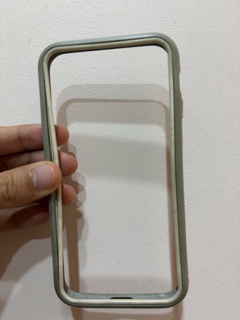Rhinoshield for iPhone 11 pro (Category: Cases & Sleeves) located in Taguig. Submitted by leandroreyes (Listing ID 1449465969, Image 2). Description: Works. Dirty but no cracks or damages. Rfs: changed phone no longer need case.