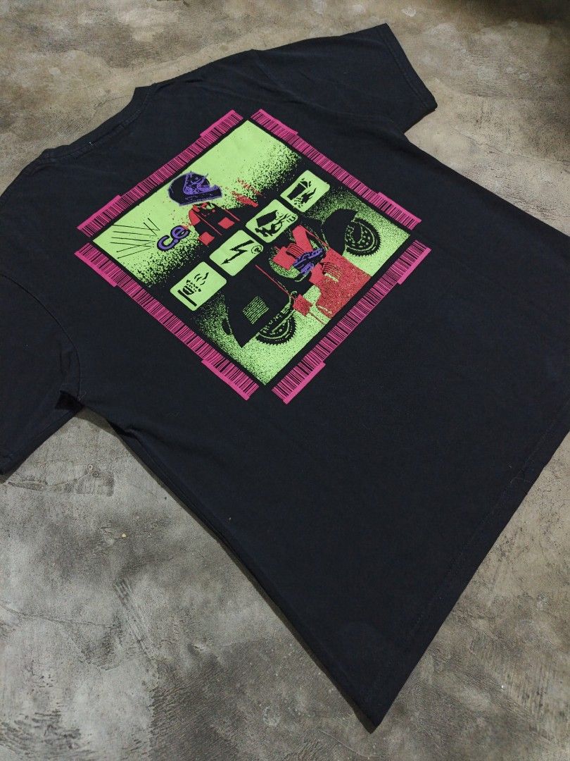 Cav Empt JP Motorcycle Graphic Tee (Category: Tshirts & Polo Shirts ) located in Manila. Submitted by money_talksss (Listing ID 1449358800, Image 3). Description: -Complete tags -M on tag -21W x 27L -9.5/10 Color rate -Excellent Condition -Flaw: Small pinhole, see last photo.