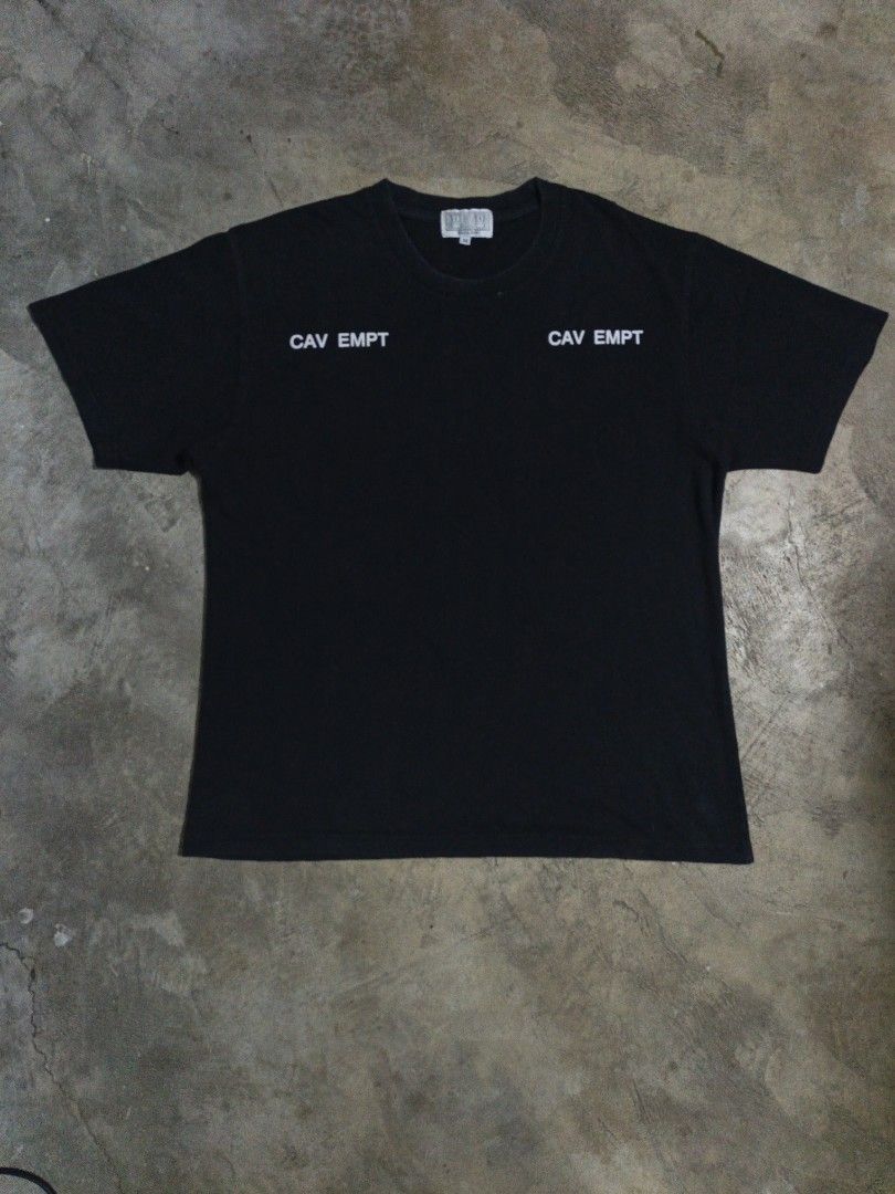 Cav Empt JP Motorcycle Graphic Tee (Category: Tshirts & Polo Shirts ) located in Manila. Submitted by money_talksss (Listing ID 1449358800, Image 1). Description: -Complete tags -M on tag -21W x 27L -9.5/10 Color rate -Excellent Condition -Flaw: Small pinhole, see last photo.