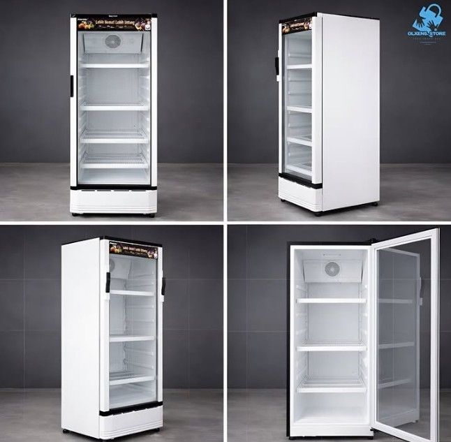 Showcase coller (Kategori: Kitchen & Appliances) berada di Jakarta Pusat. Dikirim oleh bang_enss (ID iklan 1449408929, Gambar 1). Deskripsi: DIJUAL ‼️ 🧊 Showcase Cooler / Kulkas Pendingin Minuman (1 Pintu) Solusi ideal untuk menyimpan & display minuman agar tetap dingin, segar, dan menarik perhatian ✨ Detail Barang: • Kapasitas: 230 Liter • Kelengkapan: – Unit utama – 4 rak besi adjustable (bisa diatur ketinggiannya) • Kondisi: Second / Pre-Love