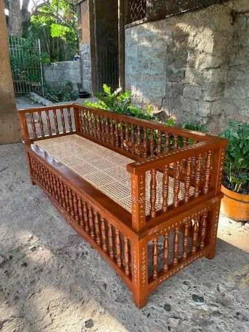 Sofa bench (Category: Sofas) located in Manila. Submitted by carmelites36250 (Listing ID 1449446542, Image 3). Description: #forsale Sofa Bench new Solihiya ❤solid yakal Pick up @Shop/ Delivery 🚚🚚🚚 Pm me ☎☎☎☎ Price-25, 000.