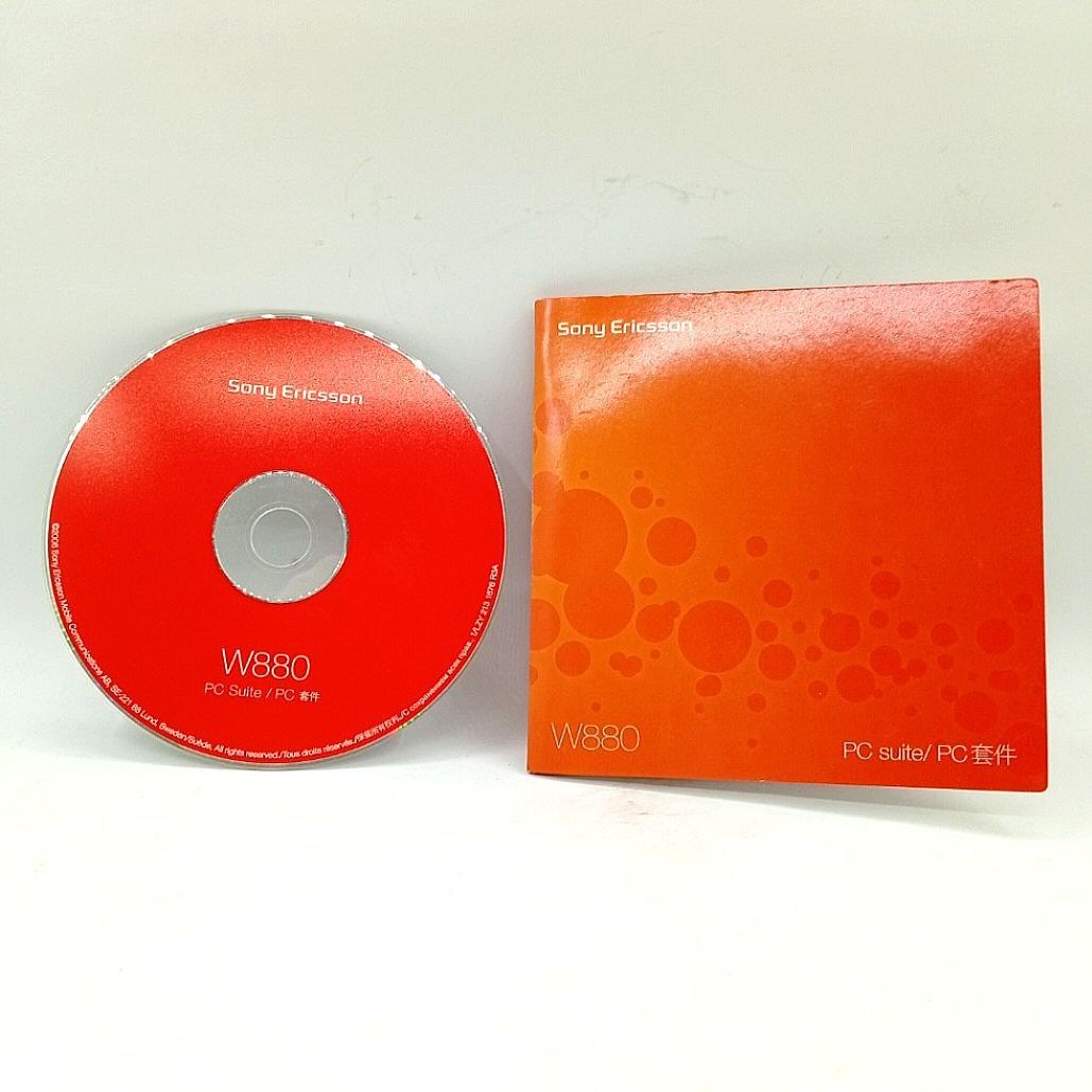 Vintage Sony Ericsson W880 PC Suite CD (Category: Software) located in Imus. Submitted by mostlyvintage (Listing ID 1449412717, Image 1). Description: 🎀 suitable for collectors of vintage items in relation to technology 🎀 🌸 for fashion finds and other stuff, pls. visit my other store: https://carousell.app.link/wzOYM5gGTxb.