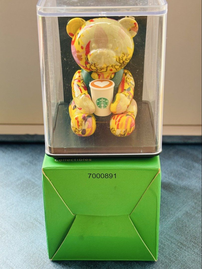 Starbucks 25th Anniversary Collection Figurines (Category: Vintage Collectibles) located in Bacolod City. Submitted by ecpepbox (Listing ID 1449432211, Image 3). Description: - Set of 4 unique Starbucks 25th Anniversary collectible bear figurines - Take all for P1850 or P475 for each - Each bear comes in its original box. - Displayed in clear protective cases. - Perfect for collectors and Starbucks enthusiasts. - Limited edition item - don't miss