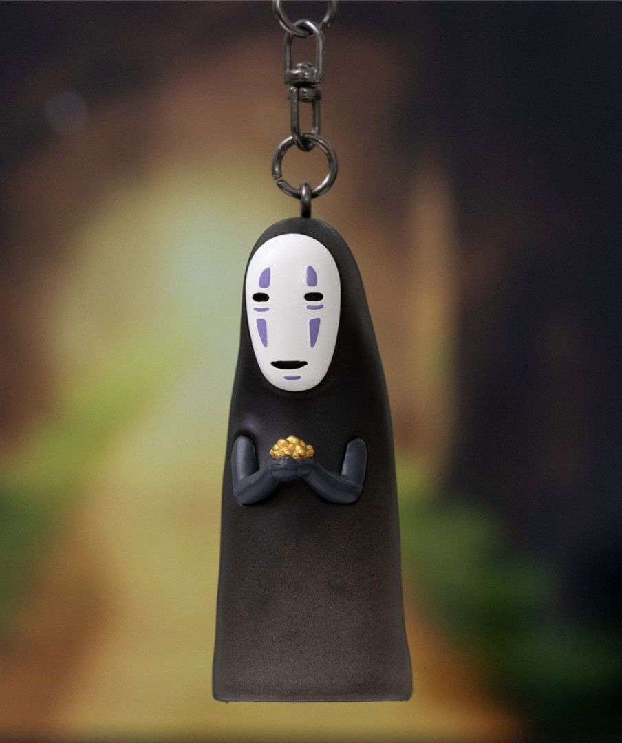 Studio Ghibli - NO FACE Spirited Away Keychain (Category: Character Goods) located in Mariveles. Submitted by hl.reyrfinds (Listing ID 1449454518, Image 3). Description: 🍀☘️🍀☘️🍀 Authentic/ Studio Ghibli / No Face Spirited Away Keychain: Gold Dust Pay first + SF MOD: J&T.