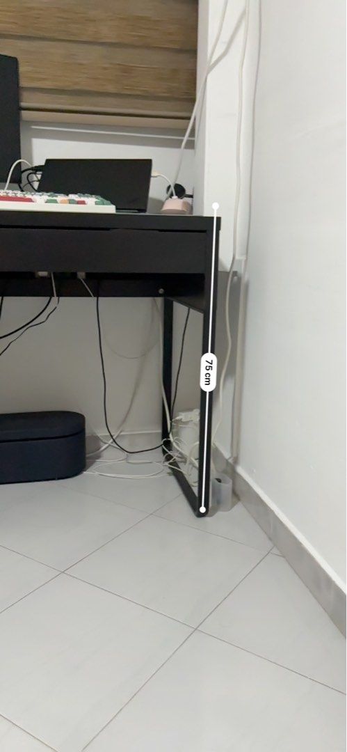 IKEA Study table / computer table (Category: Tables & Sets) located in Singapore. Submitted by silentdolphin_8b8cbe (Listing ID 1449475999, Image 2). Description: .