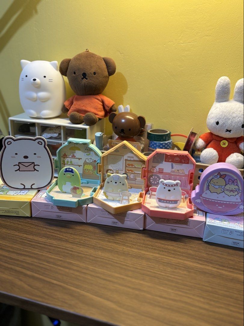 Sumikkogurashi Mcdo Blind Box Take All (Category: Designer & Blind Box Toys) located in Butuan. Submitted by tinjokxx (Listing ID 1449532208, Image 2). Description: WYSIWYG Opened na po lahat and used na mga stickers — good condtion tho.