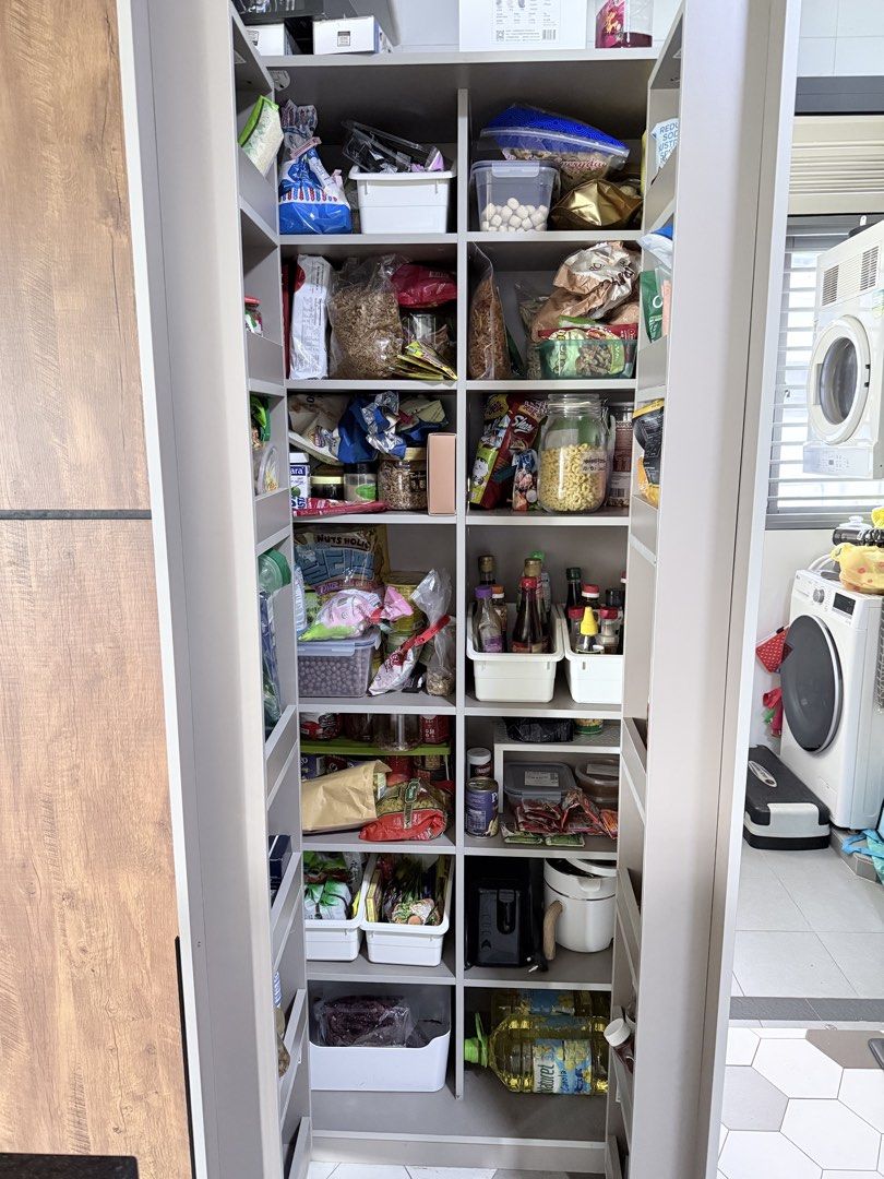 Tall Kitchen Pantry Cabinet with Shelves
