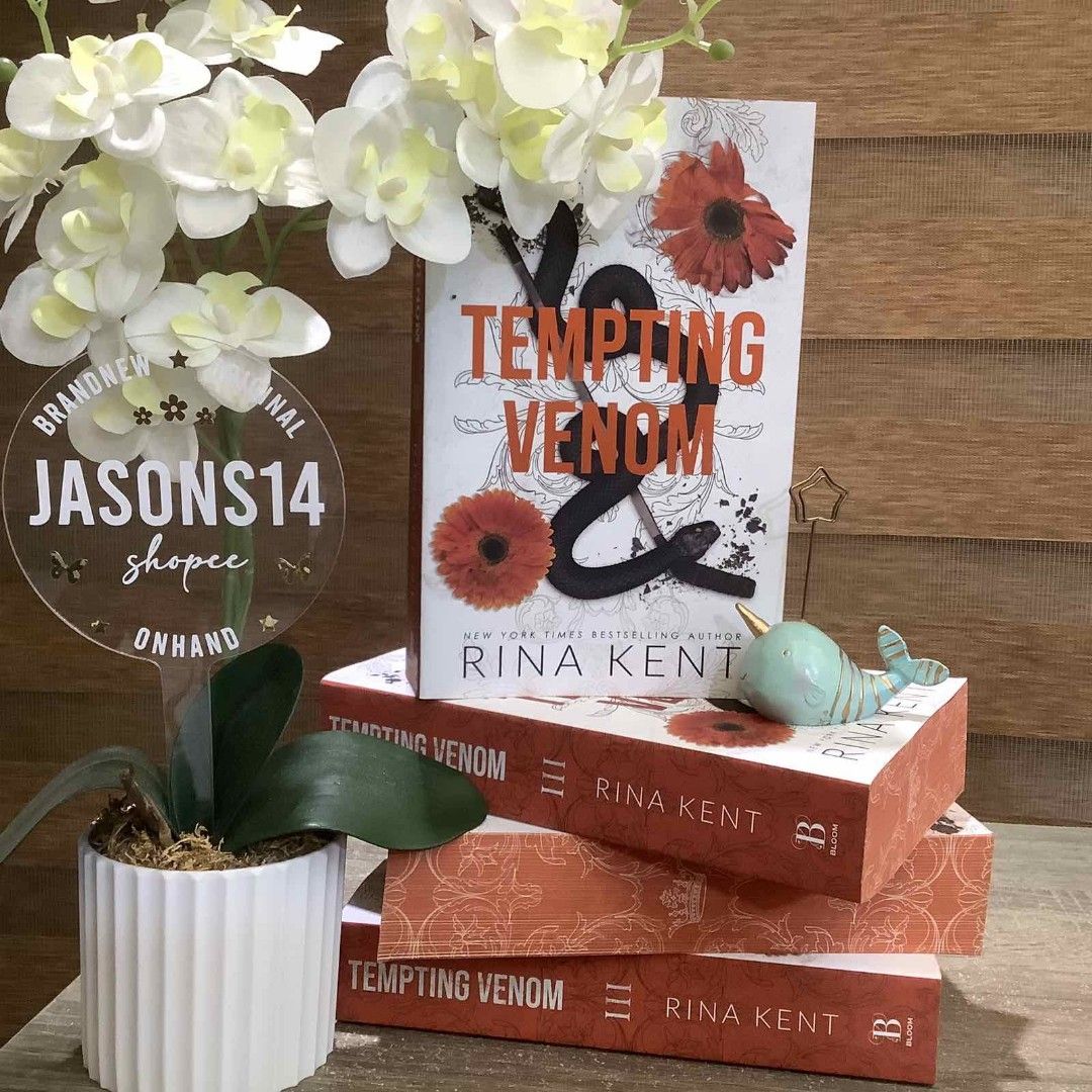 Tempting Venom by Rina Kent (Category: Storybooks) located in San Juan City. Submitted by jasonsshopee (Listing ID 1449421049, Image 1). Description: .