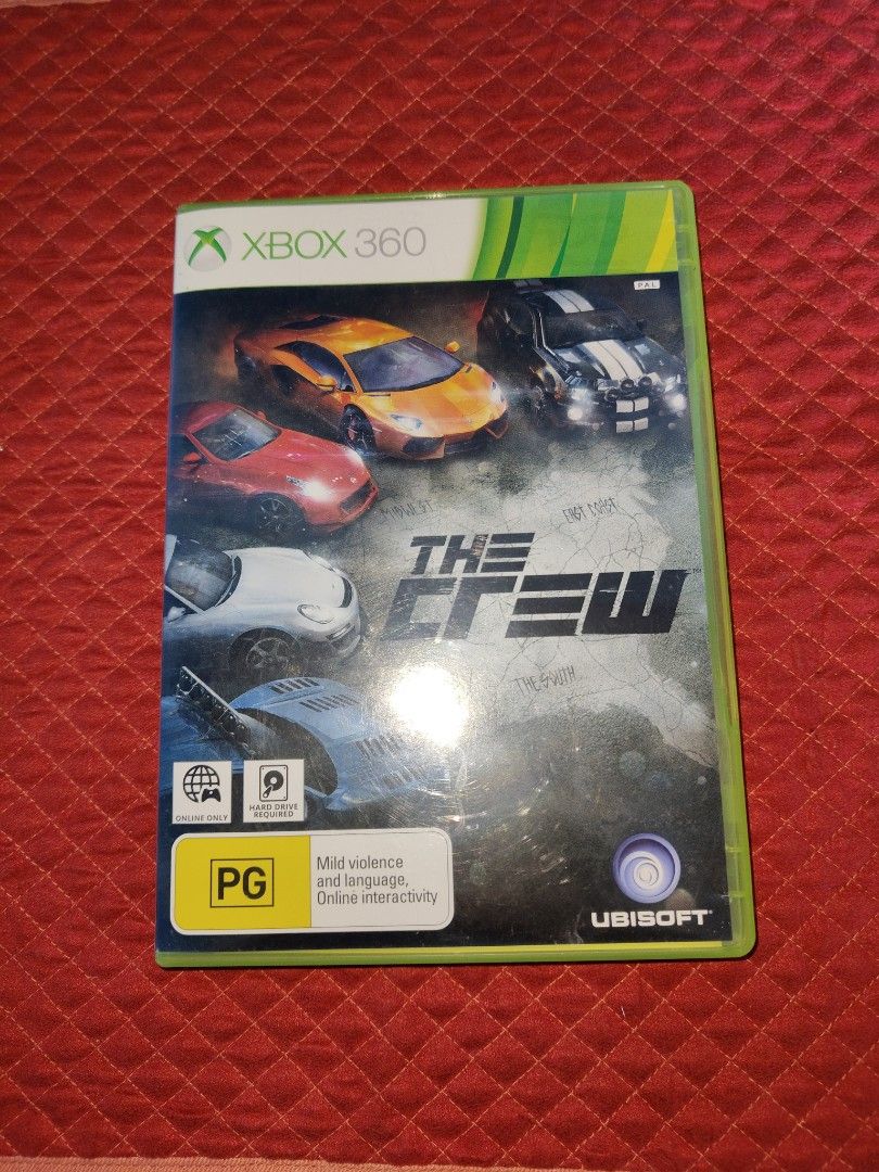 The Crew Xbox 360 Game (Category: Xbox) located in Antipolo. Submitted by rllenrapnap (Listing ID 1449360482, Image 1). Description: - Xbox 360 Racing Game - 2 cds - Includes Game Disc and Case - Rated PG - Ideal for Car Game Fans - Get ready for the race!.
