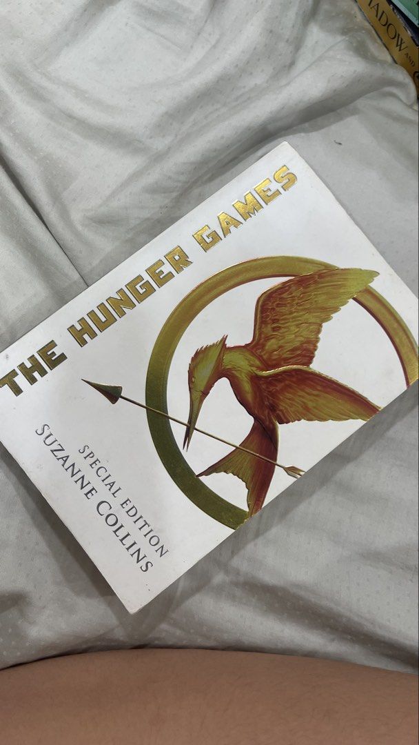 The Hunger Games (Special Edition) (Category: Storybooks) located in Manila. Submitted by mightywolf_53cdbc (Listing ID 1449400917, Image 1). Description: Original copy RFS: Decluttering The Hunger Games (Special Edition) by Suzanne Collins * Original copy * Good condition * Clean interior pages * Intact spine * Normal page yellowing due to age (see photos) * Actual photos posted * Can send more photos/videos upon request MOP: GCash / BPI MOD: J&