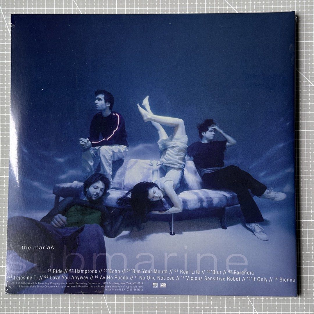 The Marias - Submarine vinyl LP (Clear vinyl) (Category: Vinyls) located in Kuala Lumpur. Submitted by groovematters (Listing ID 1449488010, Image 3). Description: New/Sealed Clear vinyl .