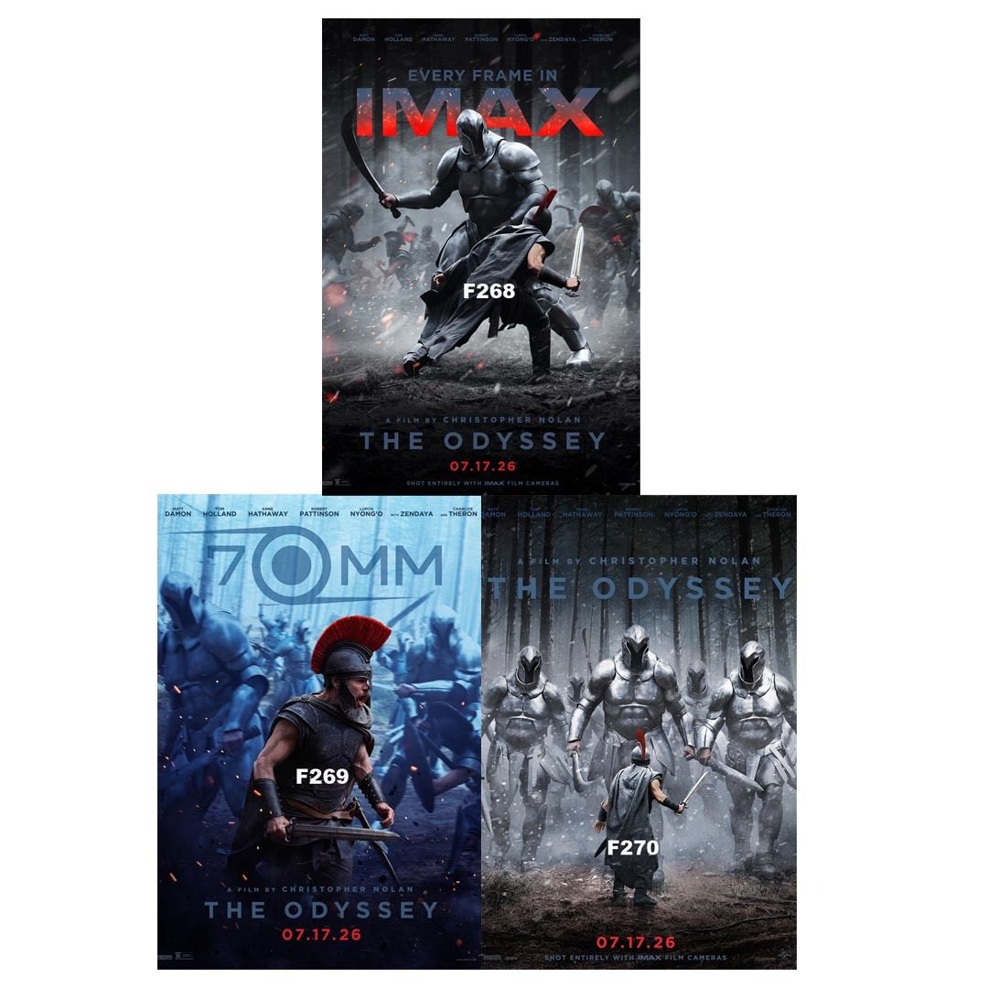 THE ODYSSEY MOVIE POSTERS (2026) PART 2, Toys & Collectibles, Fan