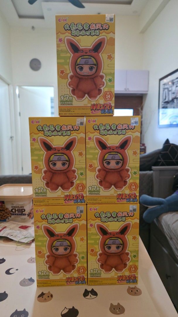 TOPTOY Naruto Shippuden Blind Box Figures (Category: Plushies & Soft Toys) located in Mandaluyong City. Submitted by kelvinleemendoza (Listing ID 1449361732, Image 1). Description: For sale: Naruto Shippuden: Cute Beast Party Series Plush Blind Box. P850 EA. P4000 Take all Loc: Santolan Pasig Delivery: c/o buyer .