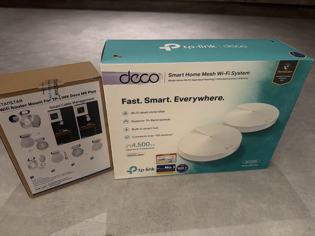 TP-Link Deco M9 Plus & Stanstar Mount