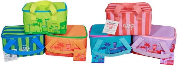 Trader Joe's Mini Insulated Bag - ONHAND (Category: Beach Bags) located in Pasig City. Submitted by decluttertrends (Listing ID 1449526068, Image 2). Description: -guaranteed authentic -fresh from Los Angeles,CA (arrived today Jul 14) -price negotiable if getting 2 or more -stripes embroidered: 750 -trader joe's store design: 650 .