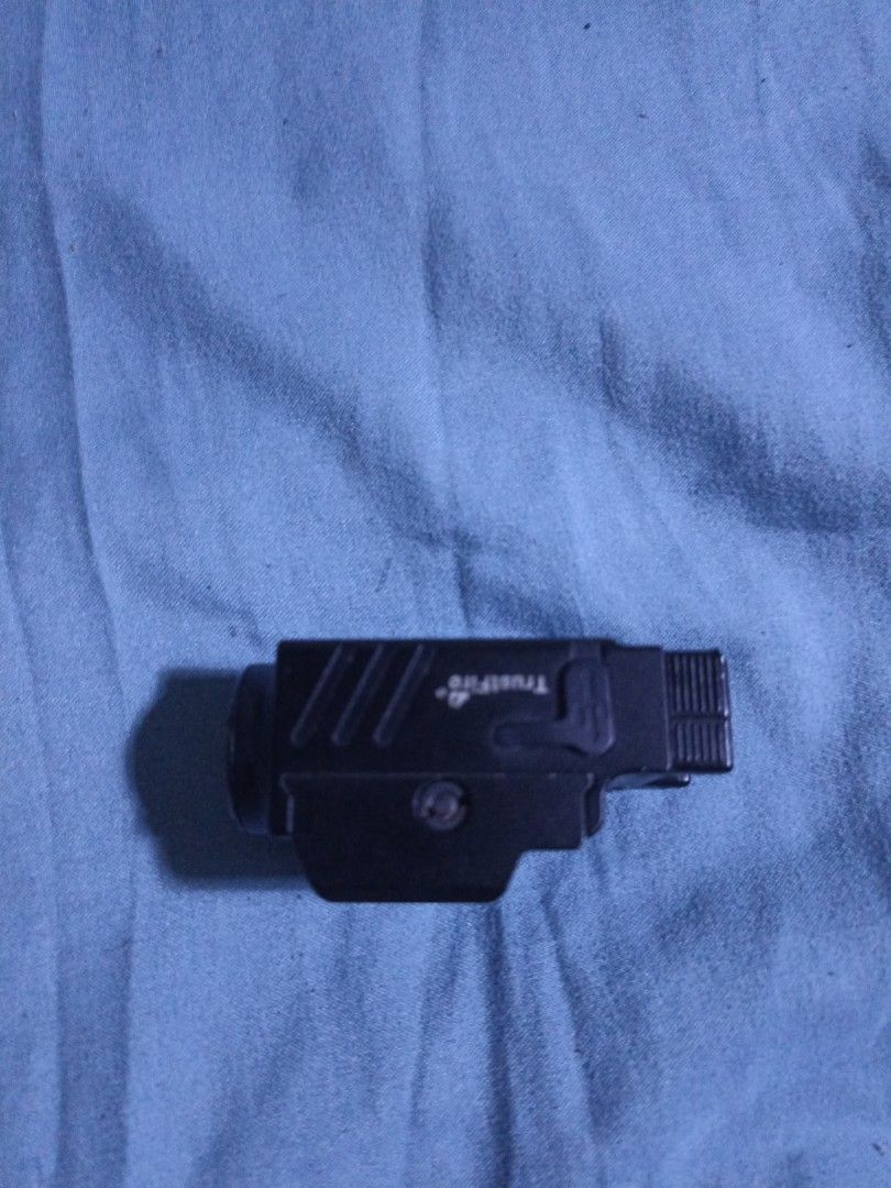 Trustfire GM23-2022 Tactical Flashlight (Category: Hiking & Camping) located in Manila. Submitted by marvelthor21655 (Listing ID 1449447332, Image 1). Description: - Trustfire GM23-2022 tactical flashlight - Compact and powerful design - Mounts directly onto tactical rails - Ideal for pistols t and other tactical applications - Tested and confirmed working - Selling as it's no longer required has minor issue as seen in photo. nagkaroon ng slight 
