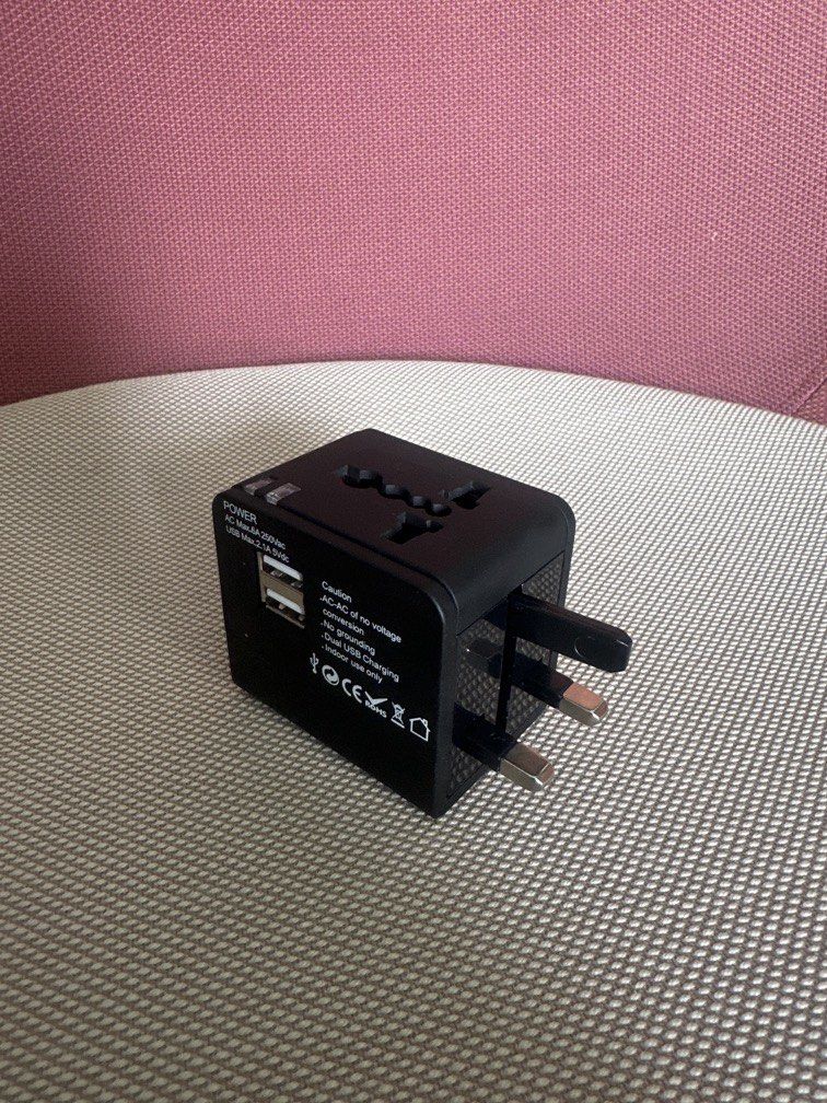 Universal Travel Adapter with dual USB
